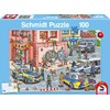Schmidt Spiele Polizei 56450 Police Operation, 100 Pieces, Children's Puzzle,