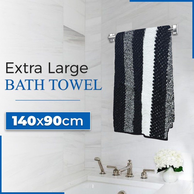 Towelogy® Patterned Extra Large Bath Sheets - 100% Cotton, Ultra
