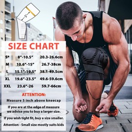 Pure Support Knee Brace, Compression Sleeve for Running, Arthritis Pain, Sports