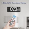 YISILE Digital Wall Clock Large Display, 16.2" Large Digital Wall