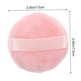 PACKOVE 2Pcs Fluffy Makeup Powder Reusable Soft Sponges for Foundation Concealer Blusher and Highlighter Makeup Applicators for Women