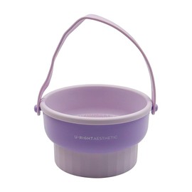 Tiardey Lila 3-in-1-Silikon-Pinselreiniger, Make-up-Pinselreiniger zum Reinigen, Trocknen und Aufbewahren, tragbare Make-up-Pinsel-Reinigungsmatte für Make-up-Pinsel, Make-up-Schwamm