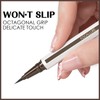 FOCALLURE Sadness Proof Precision Eyeliner,Sweatproof Eyeliner Pencil,Quick Drying,Smudge-proof,Long Lasting,Won't Slip