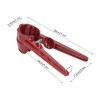 Nutcracker Tool, Aluminium Multifunctional Red Cup-Shaped Nut Opener, Stainless Steel
