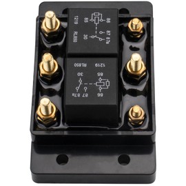 HOPUT Forward and Reverse Relay Module for Tarp or Winch Motor, Snow Plow & Lift Replaces 5541100 ATP0110, Six Terminal, Pack of 1