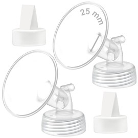 Maymom 25 mm Flange and Duckbill Valve Compatible with Spectra S1 Spectra S2 Spectra 9 Plus Not Original Spectra Pump Parts Replace Spectra S2 Pump Parts Spectra Flange Spectra Duckbill Valve