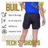 Ronhill Men's Shorts, Black with reflector