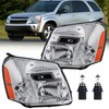 KUIPERAUTO Headlight Assembly Front Lamp Compatible with 2005-2009 Chevy Equinox