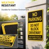 Do Not Block Driveway Sign – No Parking Unauthorized Vehicles