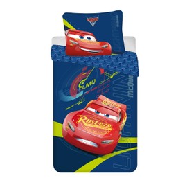 Jerry Fabrics Cars 3 Duvet Cover Set 140 x 200 cm and 1 Pillowcase 70 x 90 cm Cotton