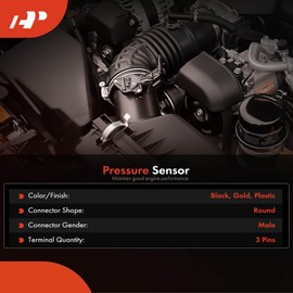 A-Premium Fuel Oil Pressure Sensor Compatible with Detroit Diesel Series 50 60 Volvo