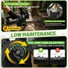 OJOYME 12" Cordless Electric Chainsaw with Brushless Motor, 2x4.0Ah Battery