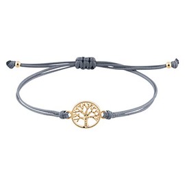 StarAppeal Tree of Life Friendship Bracelet, Tree of Life Bracelet with Beads in Silver and Gold, Adjustable Size, Girls’, Women's Bracelet, Handmade, Base Metal