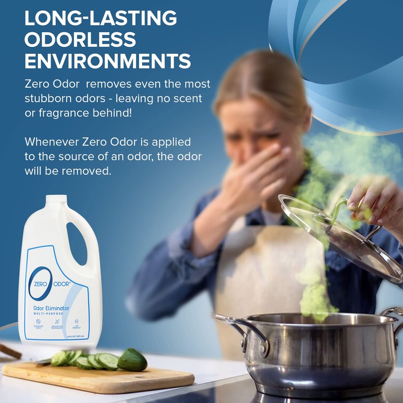 Zero Odor - Multi-Purpose Strong Odor Eliminator for Home, Office,