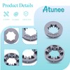 Atunee 4Pcs .325" 7T Chain Sprocket Rim for Stihl 026