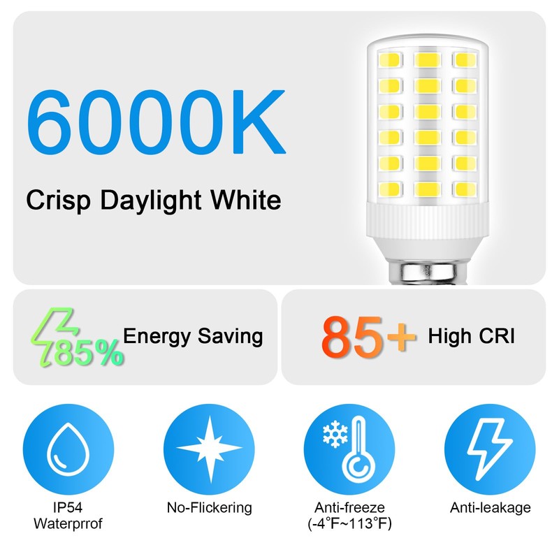 BROLSKUN Frigiedaire Refrigerator Light Bulb Replacement Freezer Bulb FFFH17F2QW 5304517886