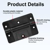 BOXOB 1 Pcs Cooler Hinges Replacement Compatible with Igloo 150-165