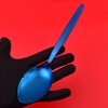 BNAZIND Gray Kunz Spoons Serving Spoon 18/10 Stainless Steel Titanium