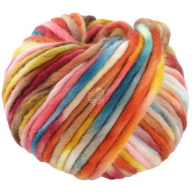 LANA GROSSA Confetti Finger Thick Merino Wick Yarn with Speckle Print, Hand Knitting Yarn Made of 100% Virgin Wool (Merino), 100 g Wool for Knitting and Crocheting, 50 m Yarn FB 13