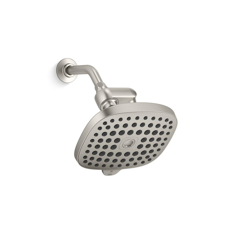 KOHLER R24670-G-BN Aquifer Filtered Showerhead with Water Filter System, Multifunction