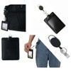 YJRUNFU Pass Case, Men's, Commuter Pass Case, Reel, Extendable, ID