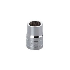 Kyoto Machine Tools (KTC) Socket 12 Angle, B425W, Opposite Side Dimensions: 1.0 x Drive Angle: 0.5 x 0.5 inches (12.7 x 12.7 x 37.0 mm)