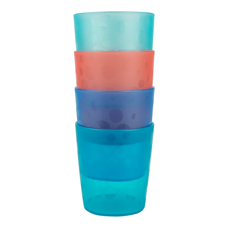 Dr. Brown's Toddler Tumblers, Stackable Open Training Cups, BPA-Free, 18m+,