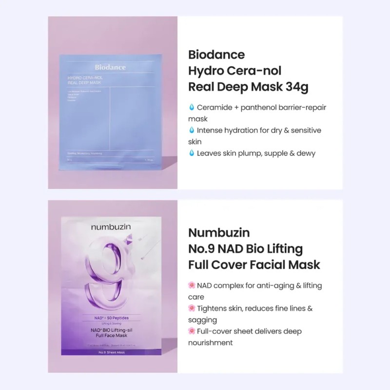 K- Glow Beauty Bag - Kit 8 Piezas Mini Skincare