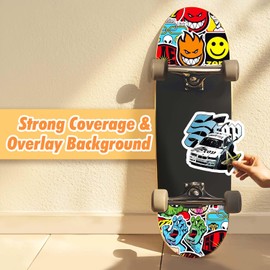 TransOurDream Sublimation Sticker Paper-10 Pcs Glossy White Waterproof Sublimation Stickers 8.5x11 inch for Sublimation Inkjet Printer and Ink,Heat Transfer Paper for Decoration on Tumblers(GW-10)