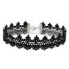 Eigso 8Pcs Gothic Tattoo Lace Choker Necklaces Set for Women