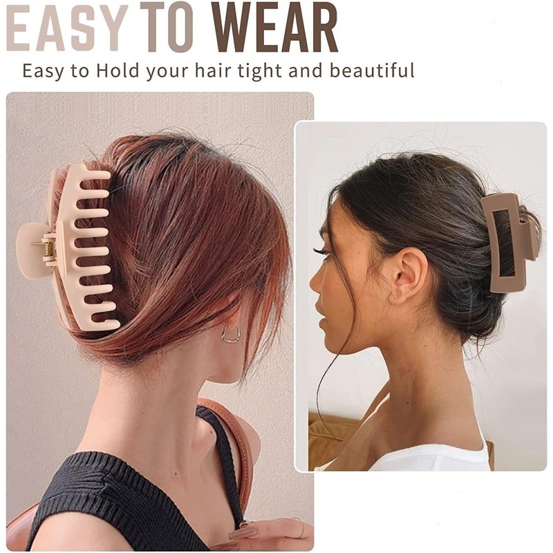 Pinzas Para Cabello, 8 Piezas Para El Cabello Antideslizantes, pasador