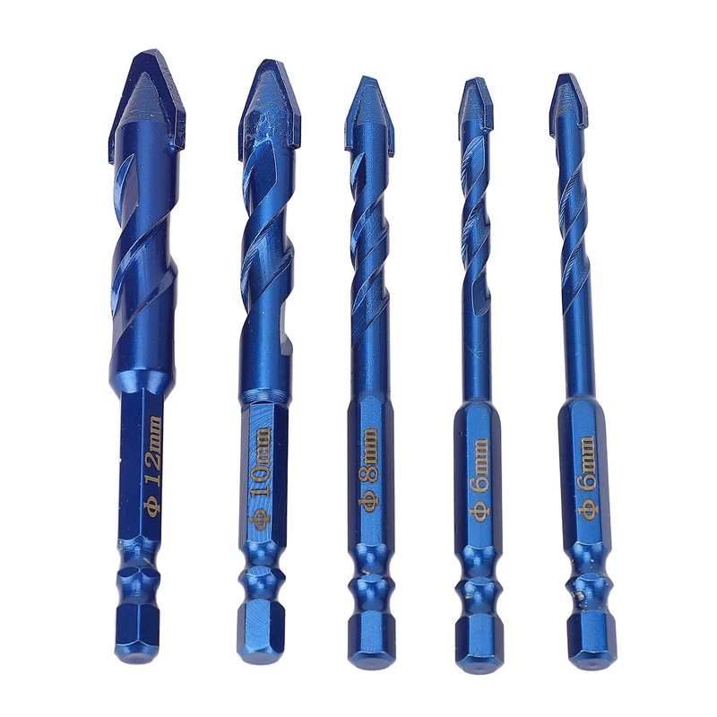 5Pcs Crooked Head Eccentric Drill Special High Strength Twist Bit