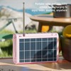 Miniature Bluetooth Speaker Portable Bluetooth Radio Solar Powered Wireless Speakers