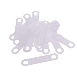 30 Pcs Clear Non-Slip Rubber Clothes Hanger Grips Clothing Hanger Strips