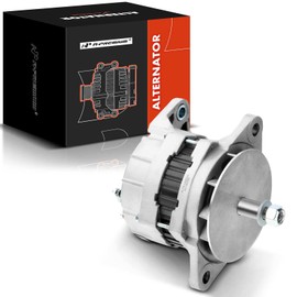 A-Premium Alternator Compatible with Freightliner Argosy, Classic, Columbia & Kenworth K300, T300 & Sterling Truck A9513, Condor & Blue Bird 145A 12V CW