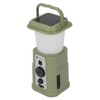 Camping Lamp Hand Cranked Solar Power Indicator LED IPX3 Waterproof