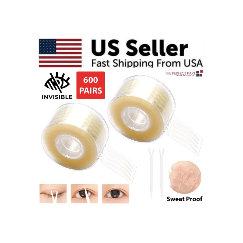 1200pcs Invisible Lace Eye Lift Strips Double Eyelid Adhesive Style