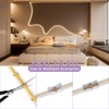 MIWISE COB LED Strip,4000K Natural White 20ft/6.1m,Dimmable Super Bright 24V