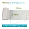 OsoCozy Flushable Diaper Liners - Make Cloth Diapering Convenient with