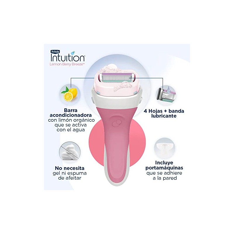 Schick Intuition Máquina de Afeitar para Mujer 4 Hojas 2