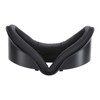 VR Face Pad Black Raised PU Leather Sweat Proof Light