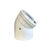 Uzman-Versand, Concentric Exhaust Pipe/45° Bend, Diameter 60/100 mm, Elbow, Angle,