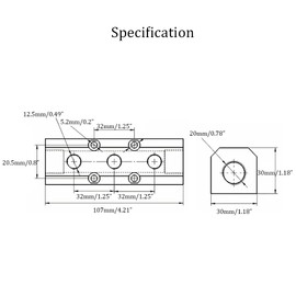 3 Way Pneumatic Manifold Air Distribution Block, G1/2 Supply Port, G1/4-Inch Output Port, Aluminum Alloy