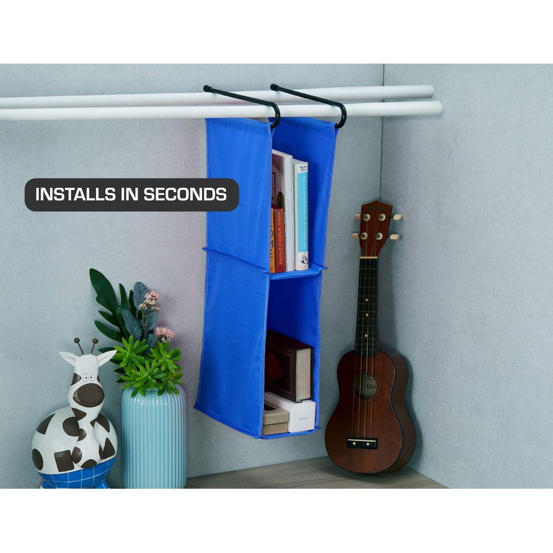 It's Academic LockerMate Hanging Fabric Locker Shelf, Durable and Removable,
