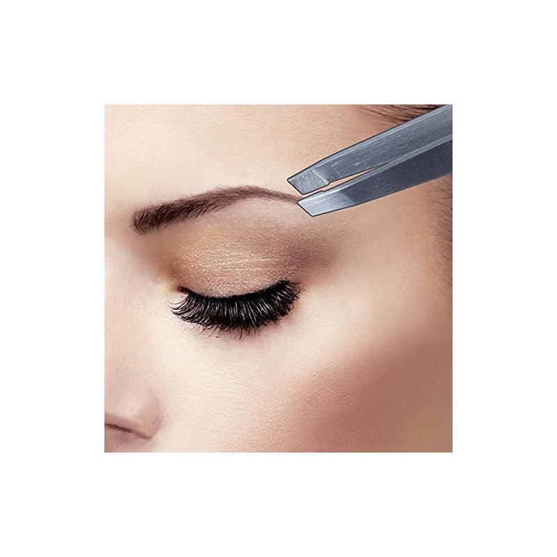 Lindo Pro Tweezer with Blackhead Remover - Stainless Steel Dual-Function