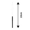 5pcs Hair Extension Loop Needle Threader Pulling Hook Tool and