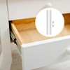 Uonlytech Cabinet Drawer Slides, 1 Set Drawer Guide Slides Furniture