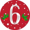 144 12 Days of Christmas Countdown Advent Number Stickers 1-12