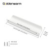 goldenwarm 10Pack White Edge Pull Handles 128mm White Cabinet Handles