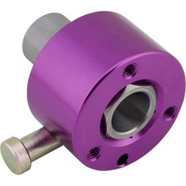 Hex Steering Wheel Quick-Release Assembly, 3/4 Inch, Purple